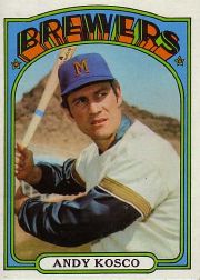 1972 Topps Baseball Cards      376     Andy Kosco